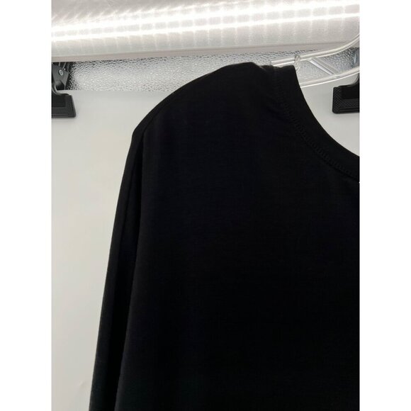 Matilda Jane Hi Low Top Split Back Long Sleeve Black Size Medium - Picture 5 of 9